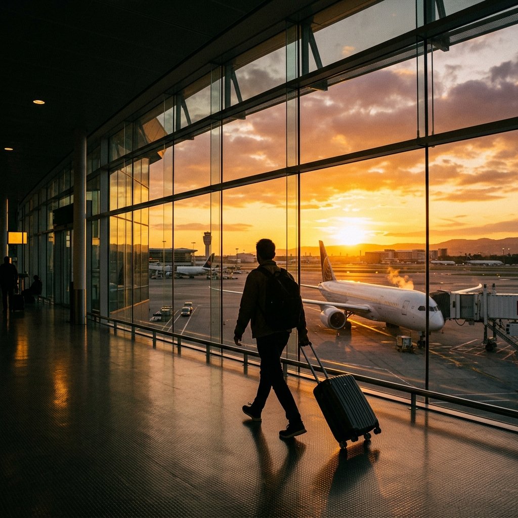 Aeroporto Pôr do Sol - Seguro Viagem Confie